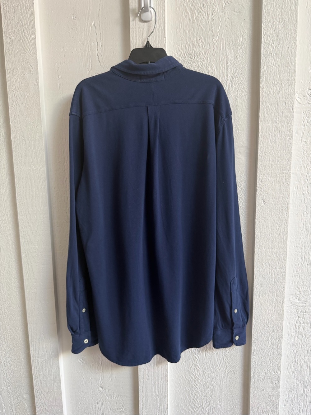 POLO RALPH LAUREN Men's Classic Fit Featherweight Mesh Shirt Medium Navy - Picture 7 of 7